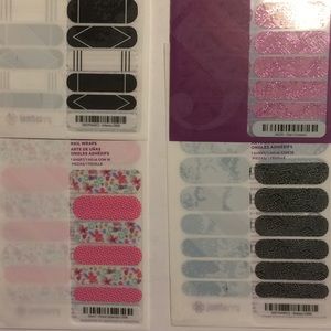 Four sets of Jamberry nail wraps